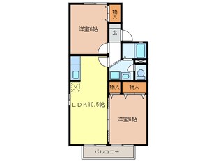 Chrysanthemum Bの物件間取画像